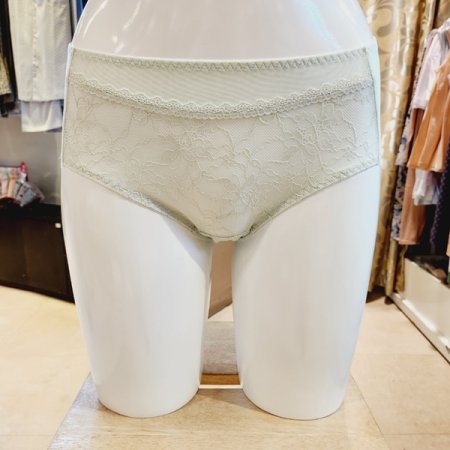 스트레치 망 자카드 헴라인팬티