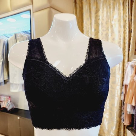 스트레치 망 자카드 브라탑 란쥬