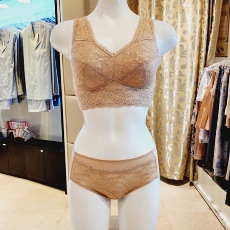 레이스 브라탑 란쥬 팬티세트