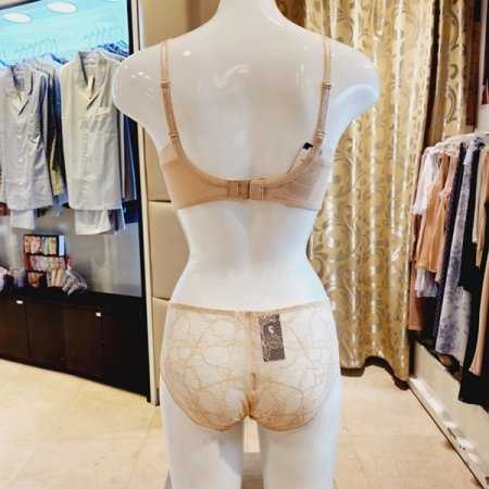 AB컵 샤인블로썸브라 레이스팬티세트