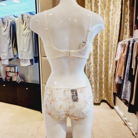 샤인블로썸 몰드브라 레이스팬티세트