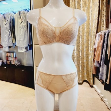 E컵F컵 봄광고브라 거들형팬티세트