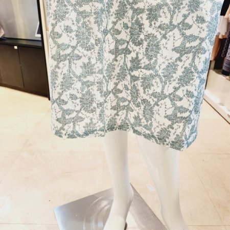 화사한 꽃나염 면 도비 원피스 홈웨어