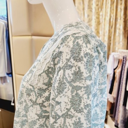 화사한 꽃나염 면 도비 원피스 홈웨어