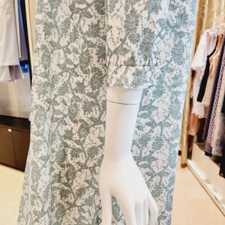 화사한 꽃나염 면 도비 원피스 홈웨어