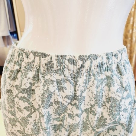 봄 여름 꽃나염 면도비 홈웨어바지