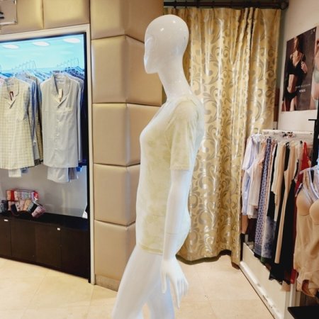 여성 화사한 모달번아웃 반팔런닝