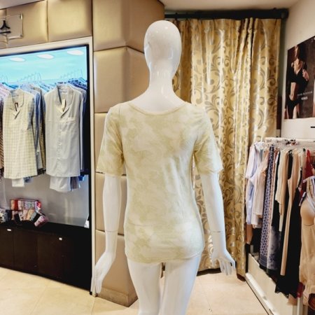 여성 화사한 모달번아웃 반팔런닝