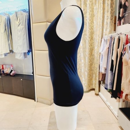 비너스 블랙 스판 여성 런닝