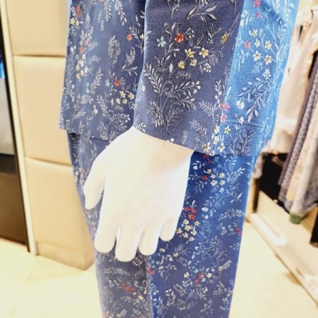 카라넥 잔꽃나염 남자 파자마세트