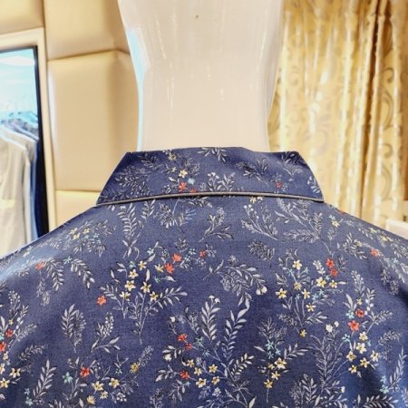 카라넥 잔꽃나염 남자 파자마세트