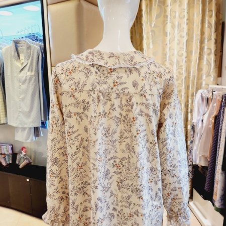 커플 잔꽃나염 잠옷세트 여원피스