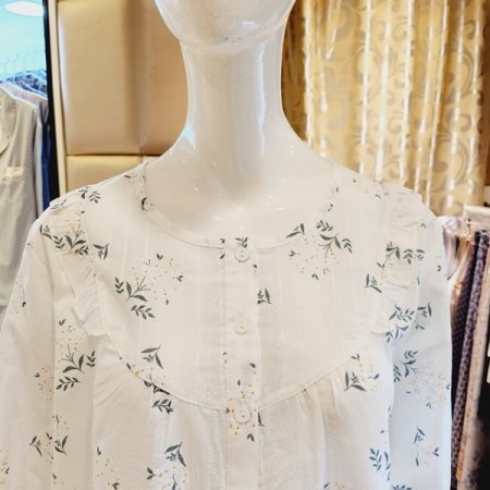 커플 잔꽃나염 면도비 잠옷세트