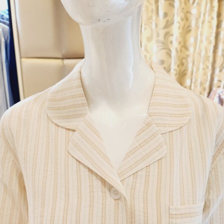 여성 스트라이프 봄 여름 잠옷세트