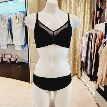 25SS 봄서브 브라A컵 헴팬티세트