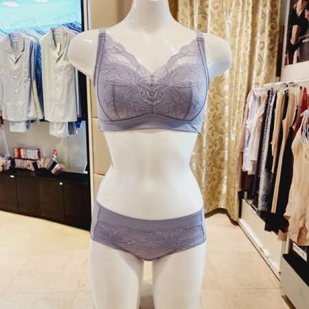 풀컵 노와이어브라 헴팬티세트