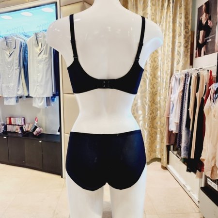 커버업 노와이어몰드브라 헴팬티세트