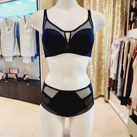 커버업 노와이어브라E컵 팬티세트