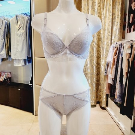 CD컵 레이스몰드브라 헴팬티세트