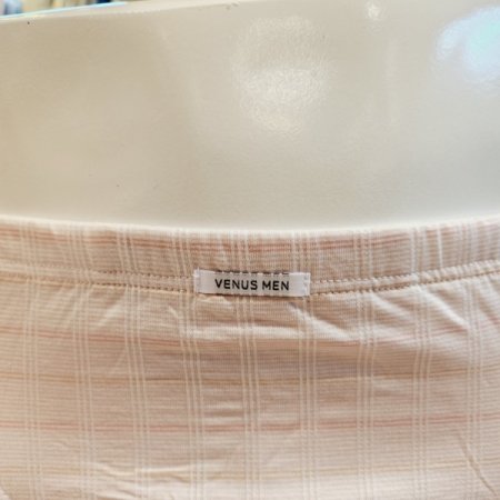 면 선염 체크 남성 삼각팬티