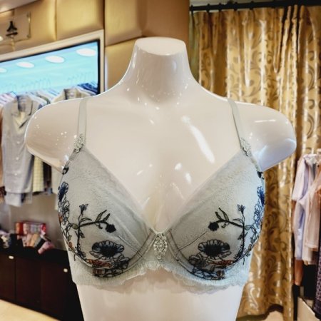 블랙라벨 프린트자수 패드브라 CD컵