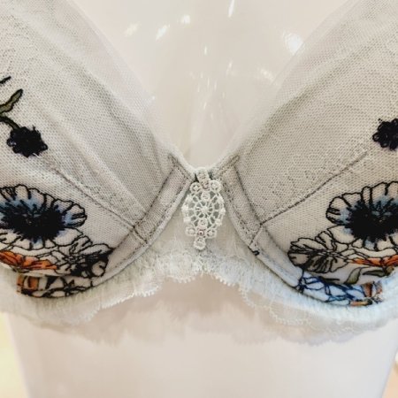 CD컵프린트자수 패드브라 헴팬티세트