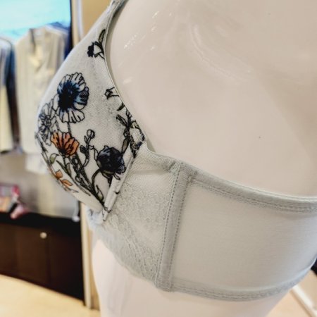 CD컵프린트자수 패드브라 헴팬티세트