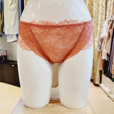 2색택1 플라워패턴 여성 헴라인팬티