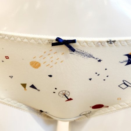 2색택1 우주나염 모달 여자팬티