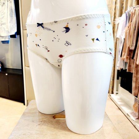 2색택1 우주나염 모달 여자팬티