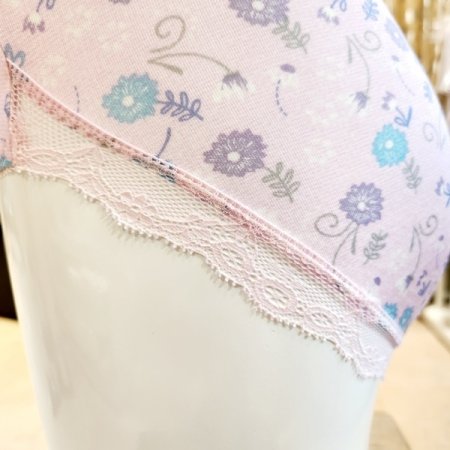 2택1 모달잔꽃나염 힙레이스 여자팬티