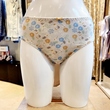 2택1 모달잔꽃나염 힙레이스 여자팬티