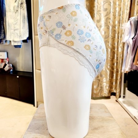 2택1 모달잔꽃나염 힙레이스 여자팬티