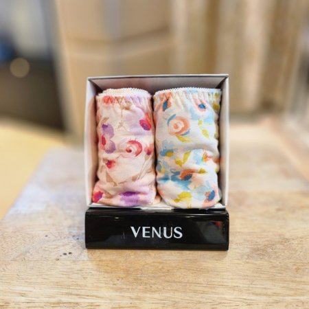 모달 플라워 힙레이스 여성팬티 세트