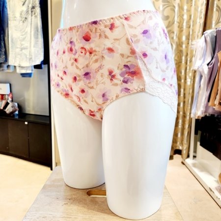 모달 플라워 힙레이스 여성팬티 세트
