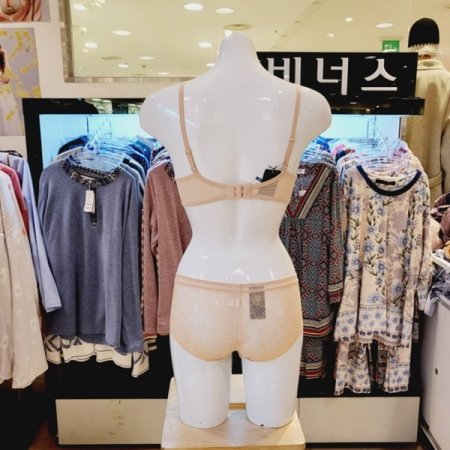 3색택1 왕뽕브라 레이스팬티세트