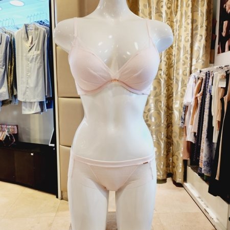 3색택1 왕뽕브라 레이스팬티세트