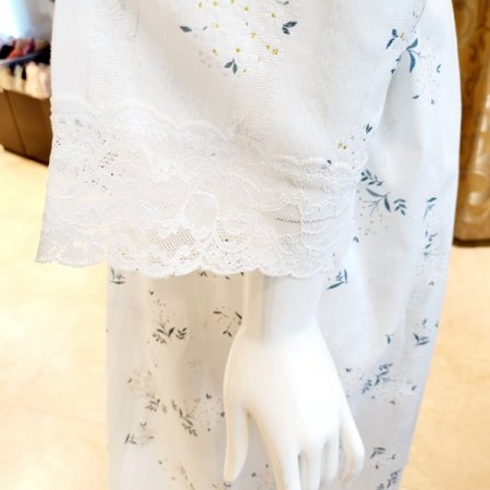 면도비 꽃나염 여성 가운세트