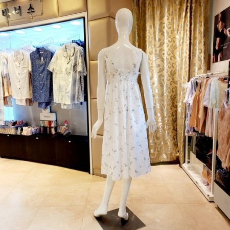 면도비 꽃나염 여성 가운세트