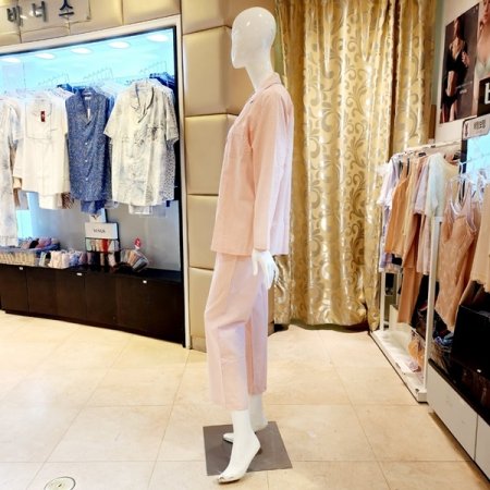 여성 시어서커 간절기 파자마세트