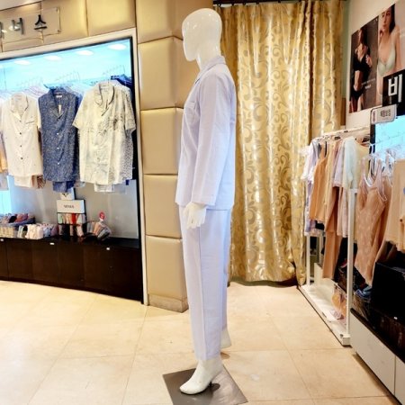 남성 시어서커 간절기 파자마세트