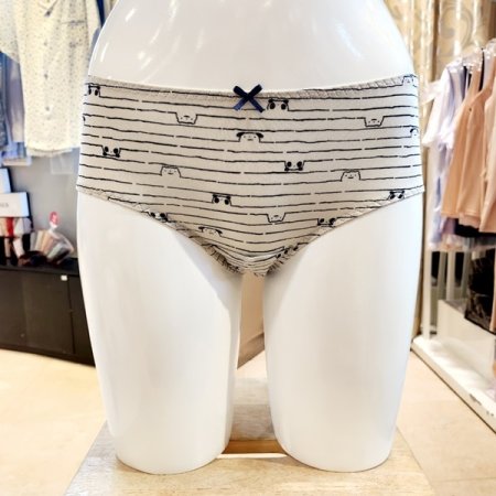 모달 팬더나염 위생팬티