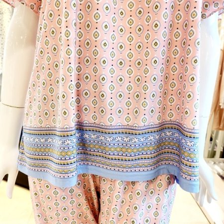 스퀘어넥 스판 여성 반팔상의