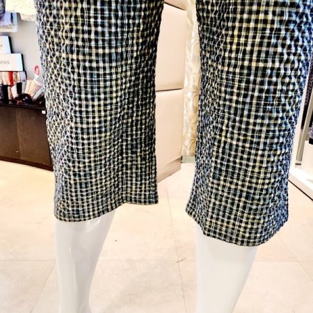 여름 주름 체크 남자 반바지 홈웨어