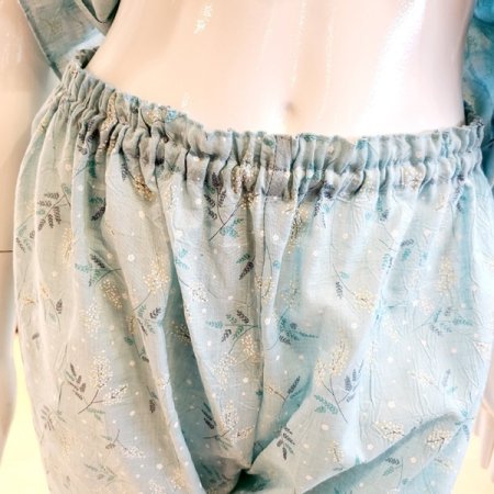 민트 잔꽃나염 여성 여름 파자마세트