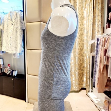 멜란스트라이프 냉감소재 남자런닝