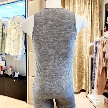 멜란스트라이프 냉감소재 남자런닝