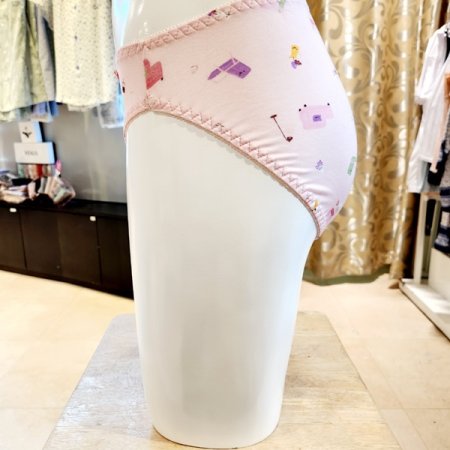 귀여운 모달 의자나염 여자팬티