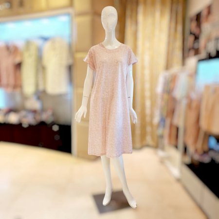 시원한 스판 꽃나염 원피스 홈웨어