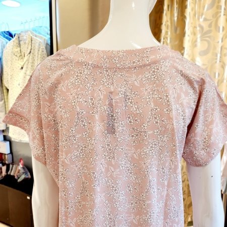 시원한 스판 꽃나염 원피스 홈웨어